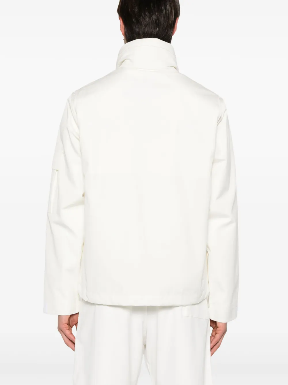 C.P. Company Jack met capuchon en logopatch Wit