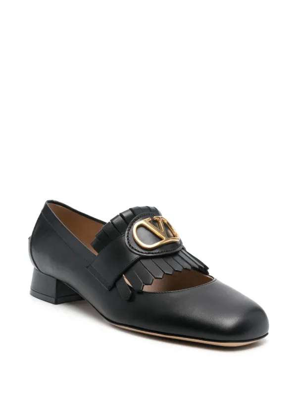 関税込☆*VALENTINO GARAVANI*Vロゴ シグネチャー ローファー Valentino Garavani Vロゴ シグネチャー ローファー | ブラック