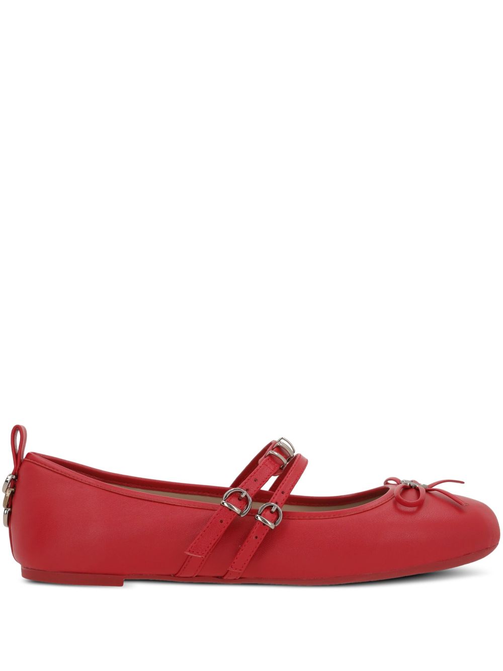 PINKO bow-detail ballet flats - Red