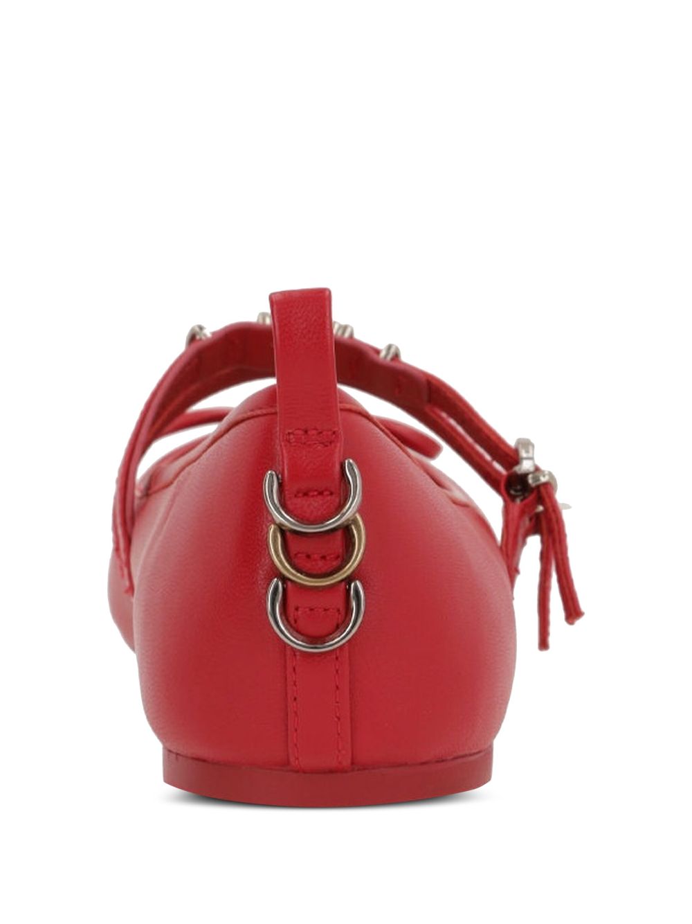 PINKO Ballerina's met strikdetail Rood