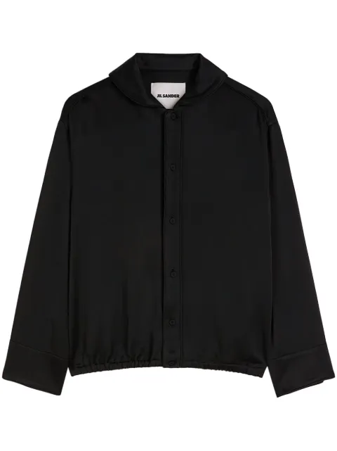 Jil Sander camisa con cuello redondo