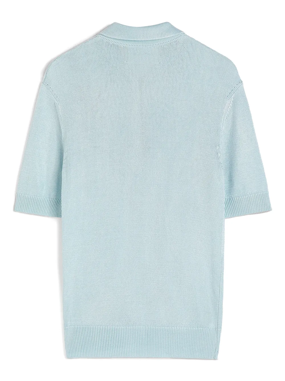 Jil Sander Gebreid poloshirt Blauw