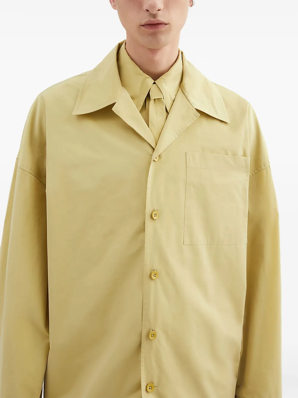 Jil Sander Overhemd met lange mouwen Geel