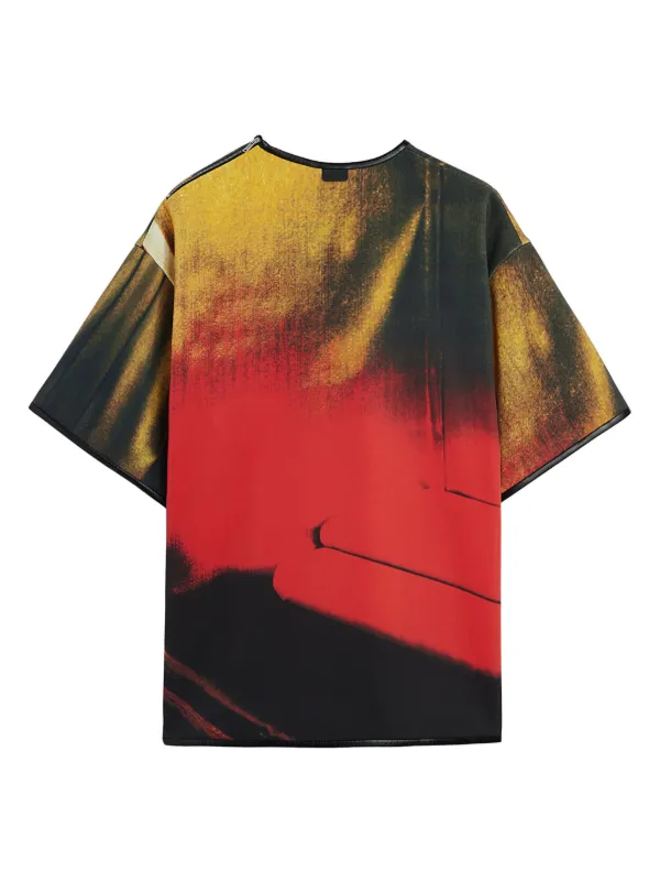 ◆JIL SANDER◆ デザインTシャツ Jil Sander Printed T-shirt | Red | FARFETCH JO