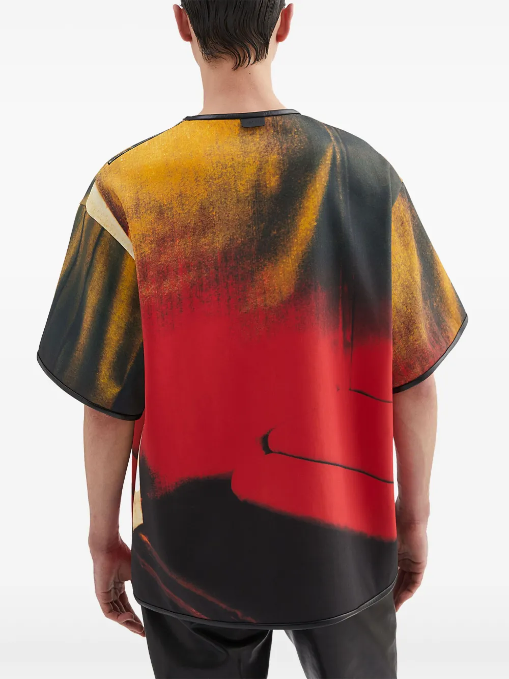 Jil Sander T-shirt met print Rood