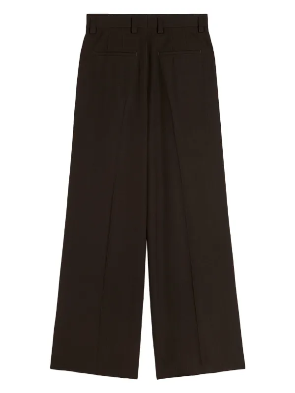 Jil Sander pleat-detail Trousers | Brown | FARFETCH