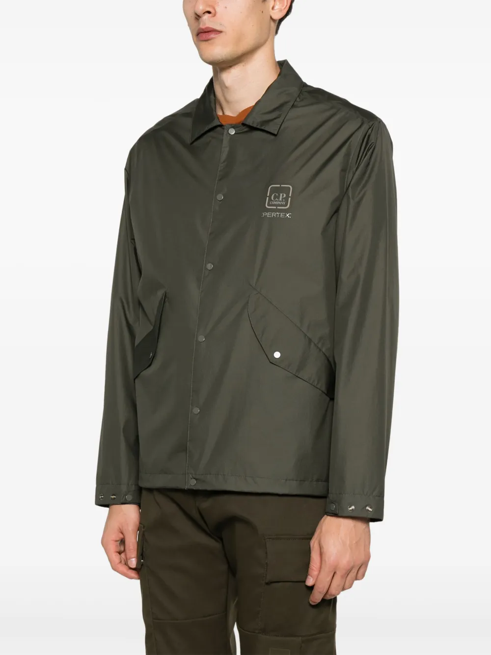 C.P. Company Pertex shirtjack Groen