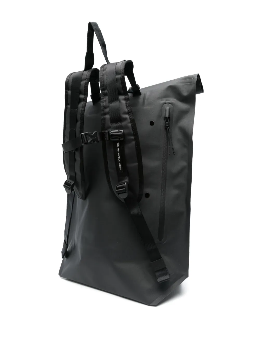 Shop C.p. Company Roll-top Backpack In Black