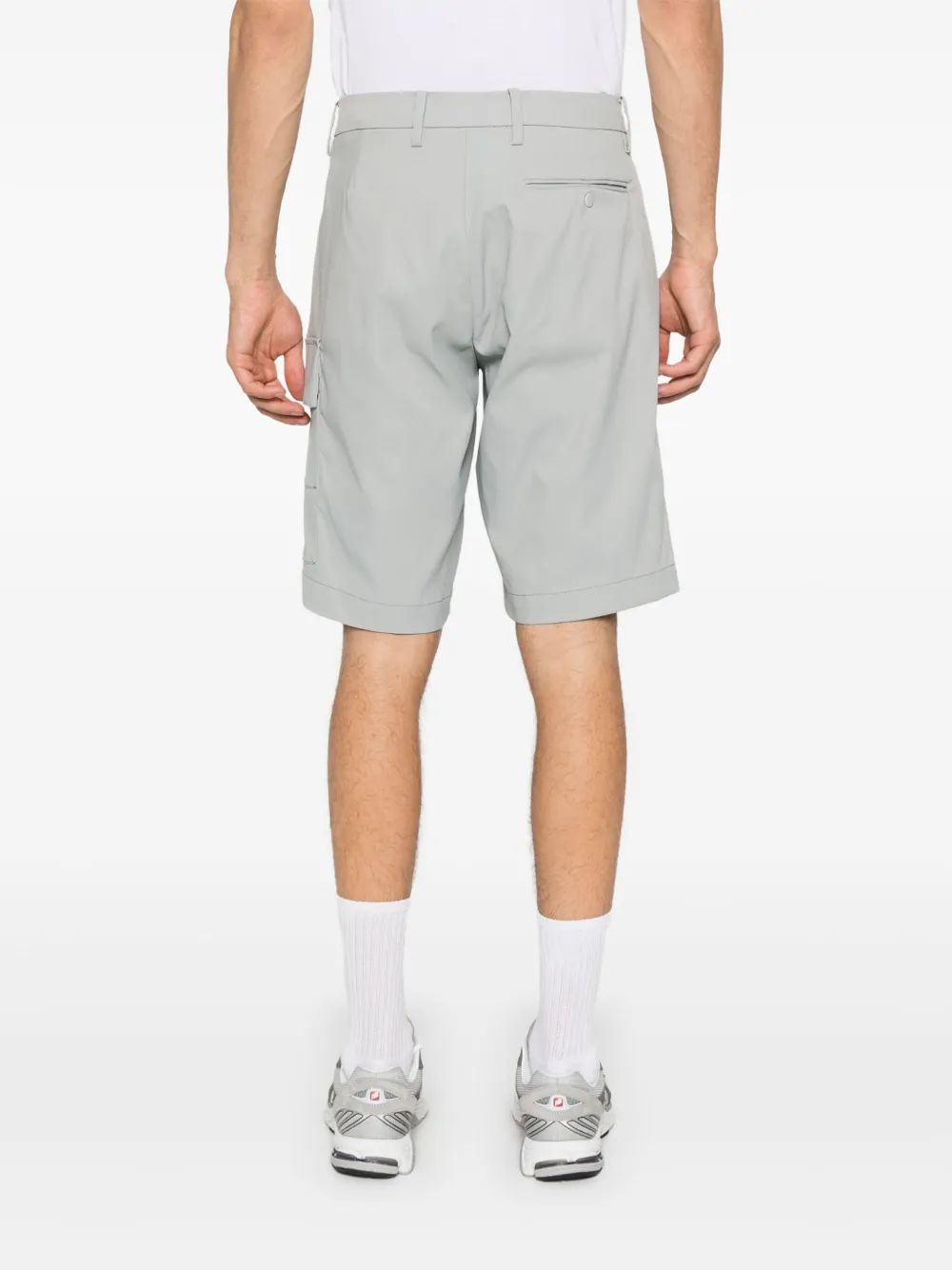 C.P. Company Bermuda shorts met logopatch Grijs