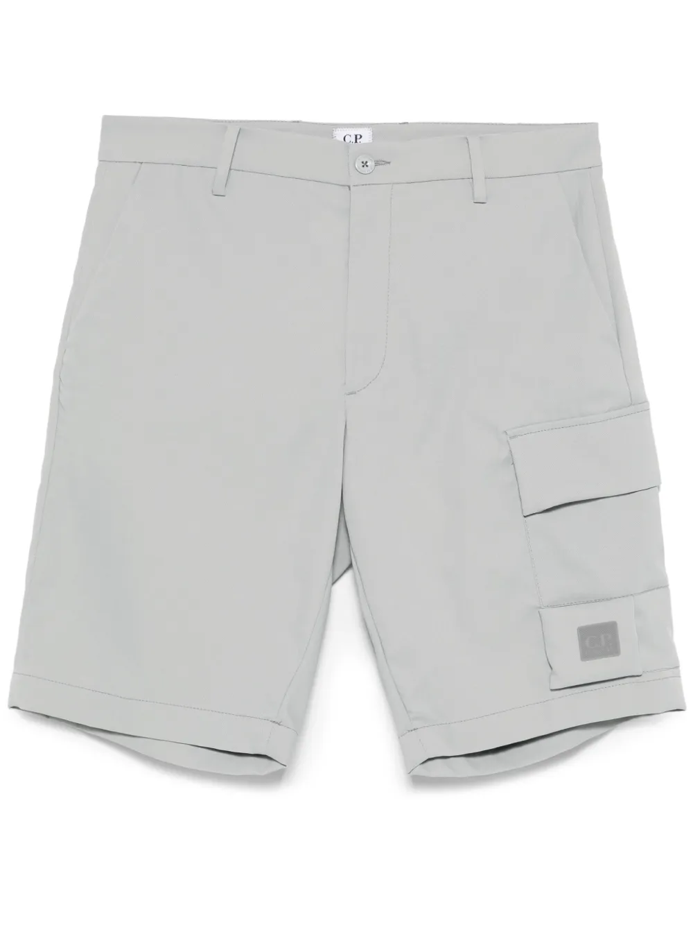 C.P. Company logo-patch bermuda shorts | Grey | Image 1