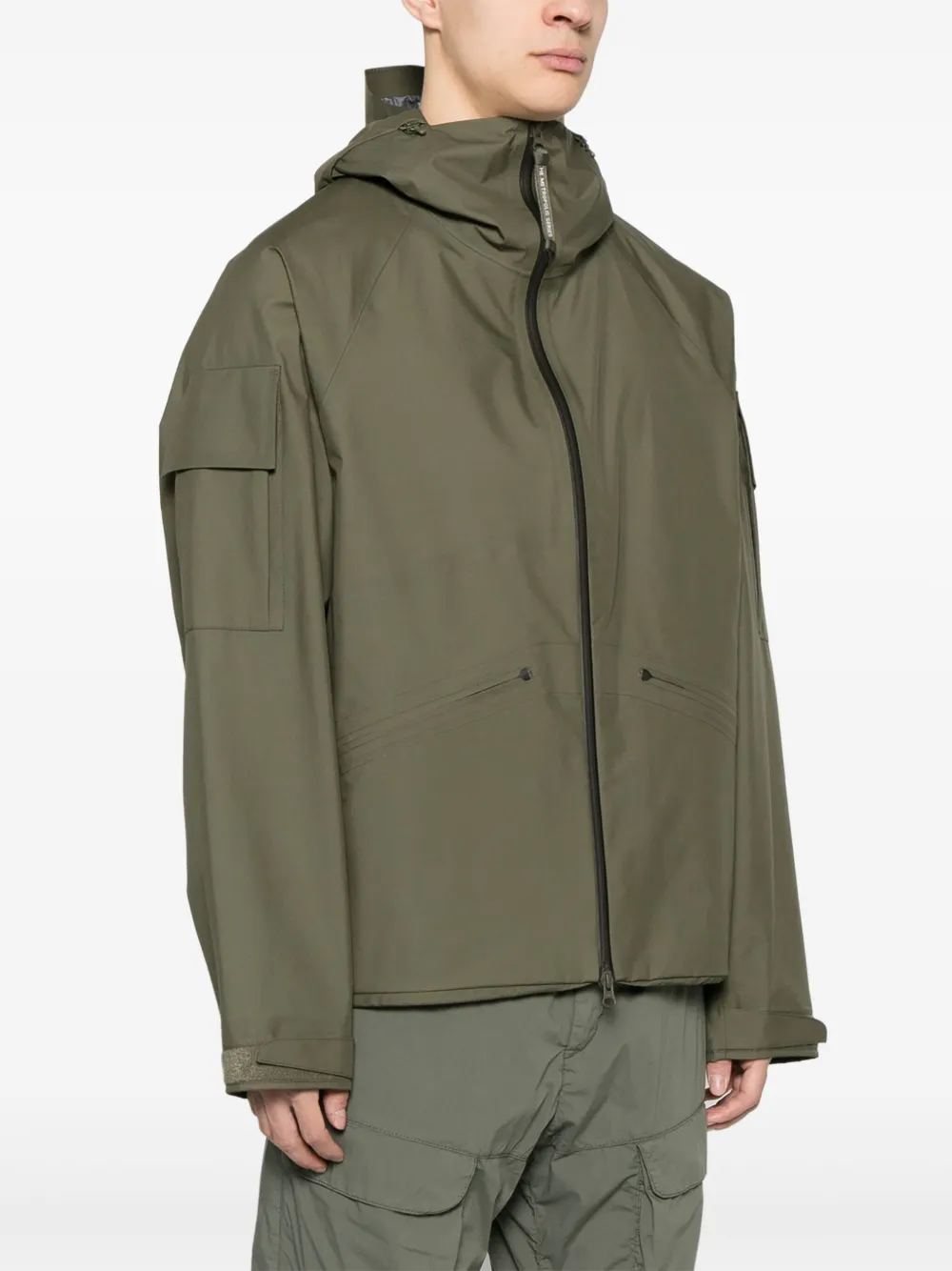 C.P. Company Jack met capuchon en logopatch Groen
