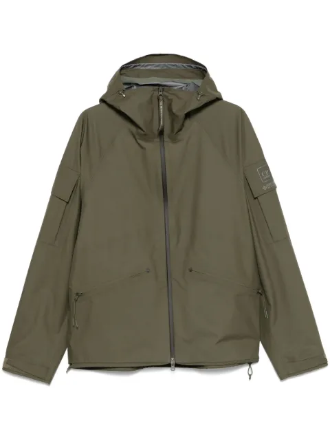 C.P. Company logo-patch hooded jacket 