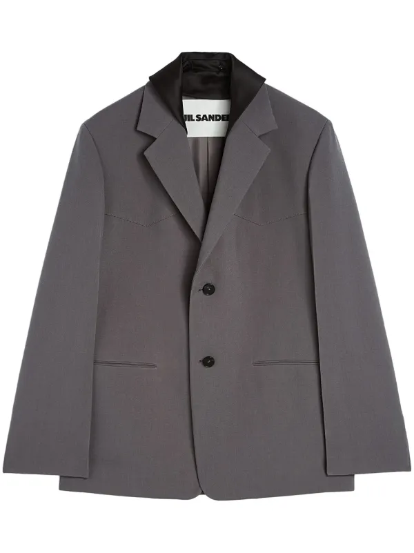 Jil Sander デタッチャブルカラー テーラードジャケット