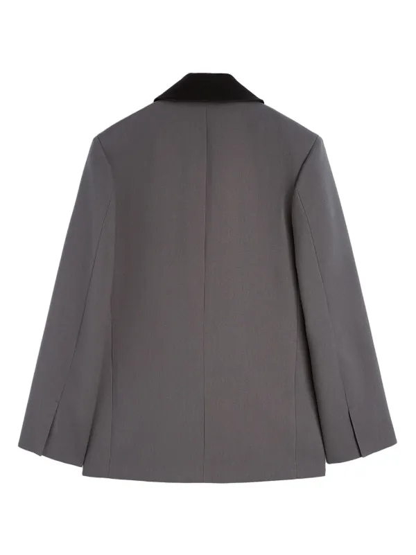 JIL SANDER テーラーメイド グレー ジャケット 4104823E0063_m1_a002.jpg