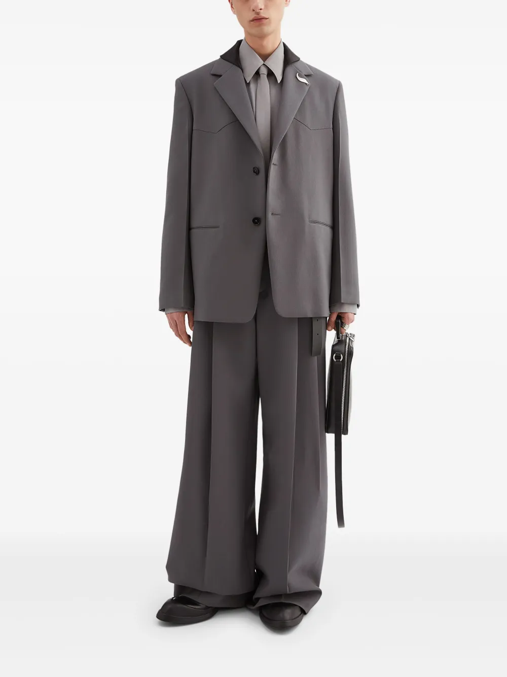 Jil Sander detachable-collar tailored jacket | Blazers | Image 2