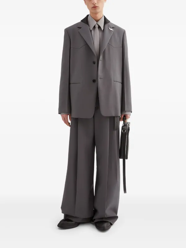 ジャケット・アウター Jil sander tailored jacket 48 setup Jil sander tailored jacket 48 setup Wool Tailored Suit Man