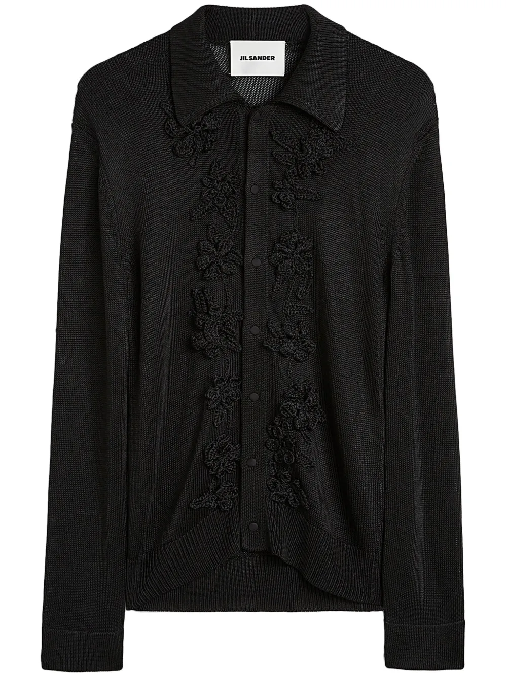 Jil Sander camisa tejida | negro | Image 1