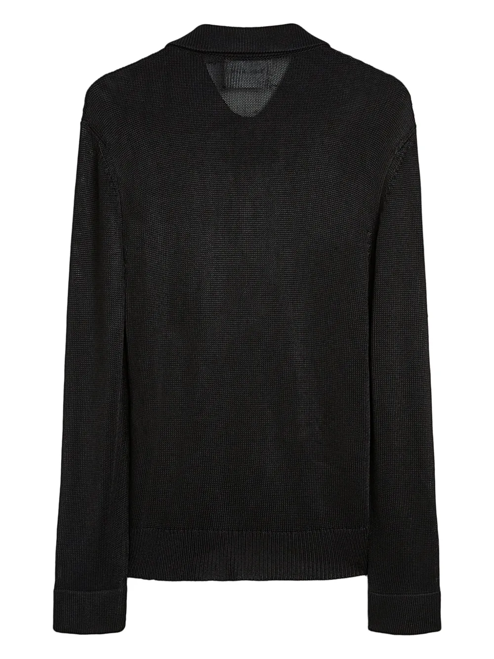 Jil Sander Gebreid overhemd Zwart