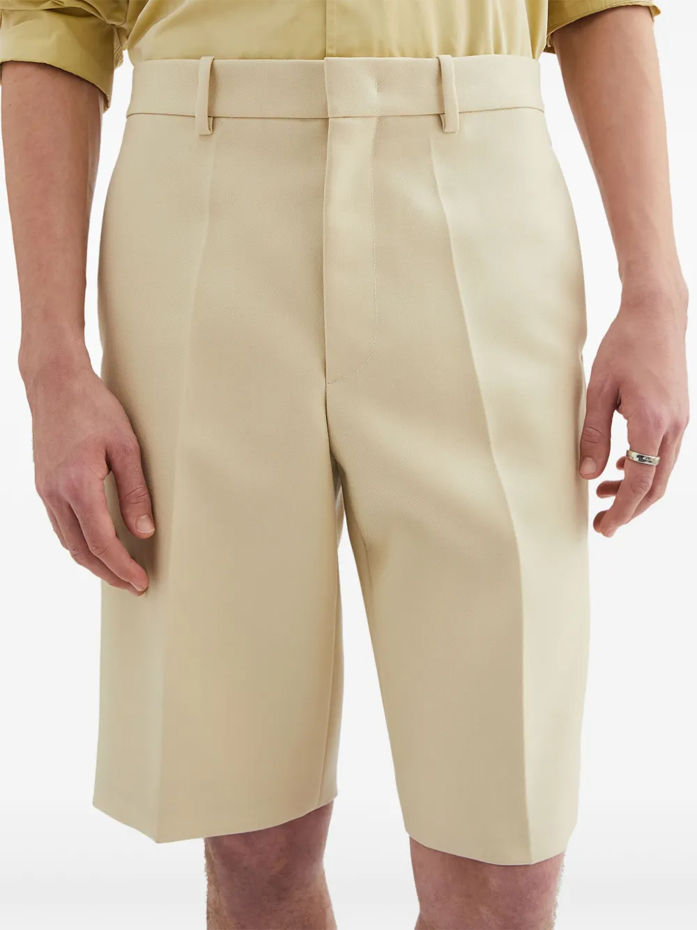 Jil Sander Formele shorts Beige