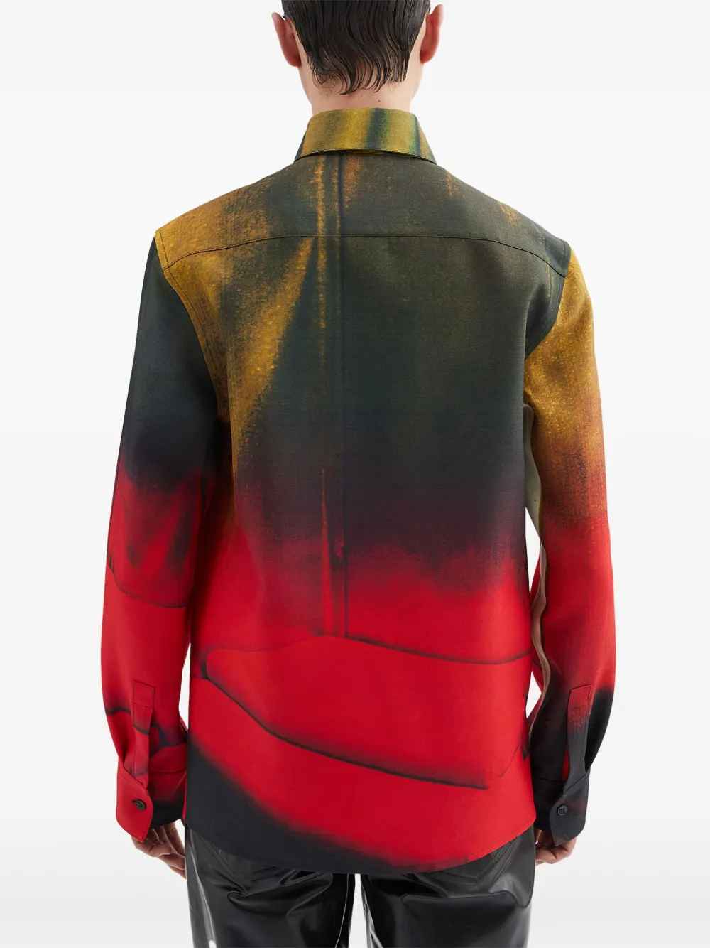 Jil Sander Overhemd met stropdas Zwart