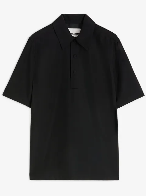Jil Sander шерстяная рубашка поло