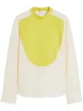 Jil Sander stand-up collar shirt - White