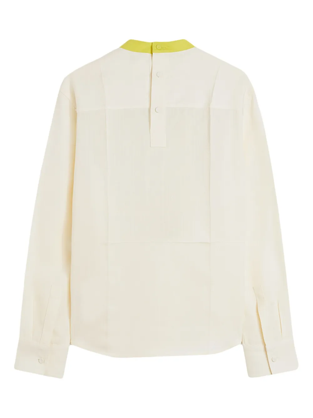 Jil Sander Overhemd met opstaande kraag Wit