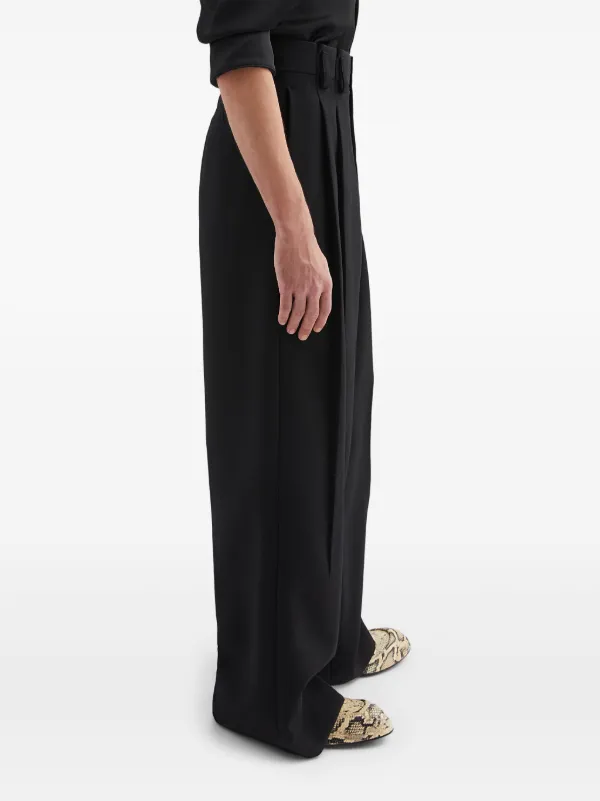 Jil Sander pleat-detail Trousers | Black | FARFETCH Jil Sander pleat-detail Trousers | Black | FARFETCH