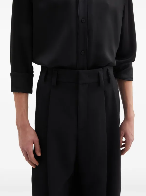 Jil Sander pleat-detail Trousers | Black | FARFETCH Jil Sander pleat-detail Trousers | Black | FARFETCH