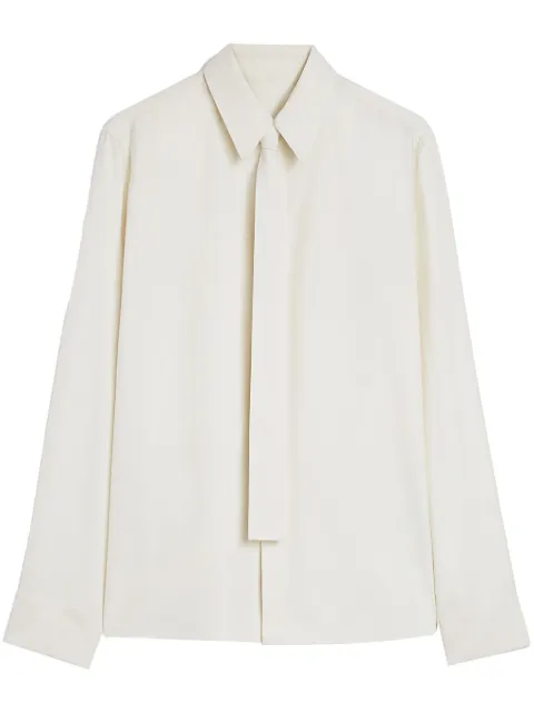 Jil Sander camisa con detalle de moño