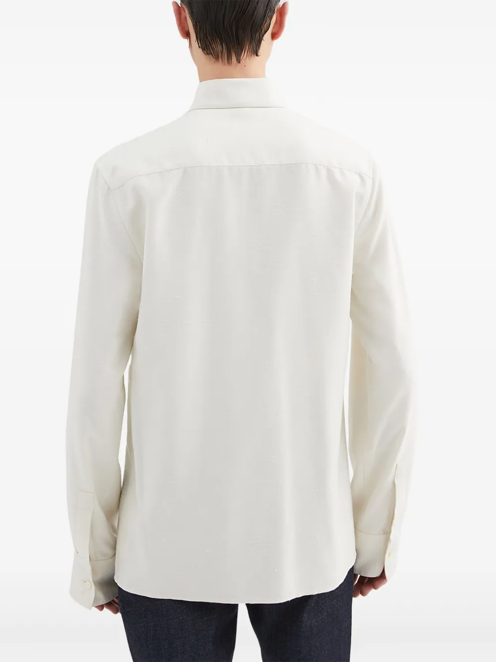 Jil Sander Overhemd met strikdetail Wit