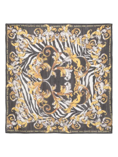 Versace Jeans Couture Animalier Barocco-print scarf