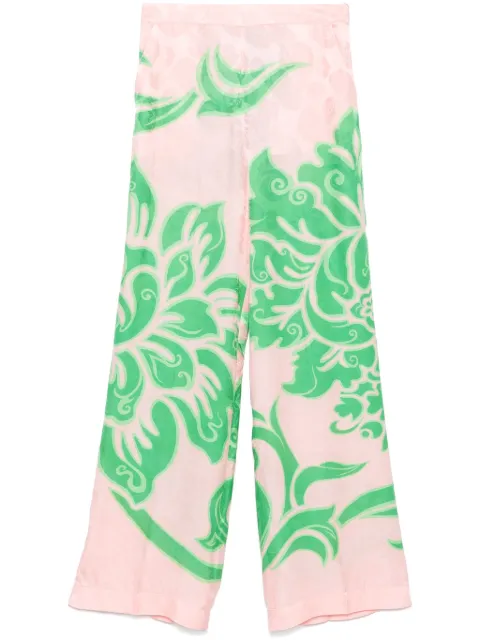 ETRO rose-print trousers