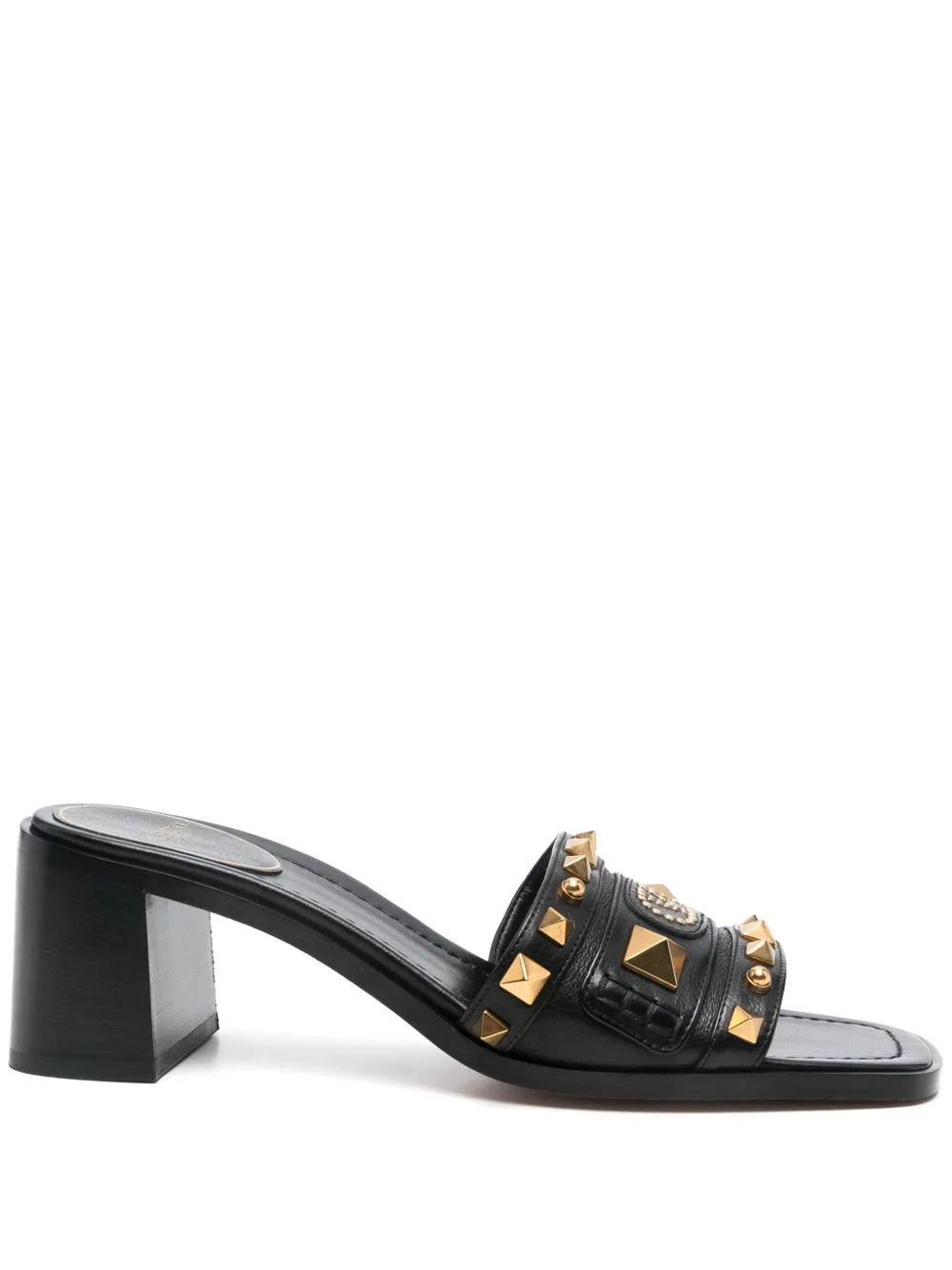 Valentino Garavani 65mm VLogo Signature mules Black