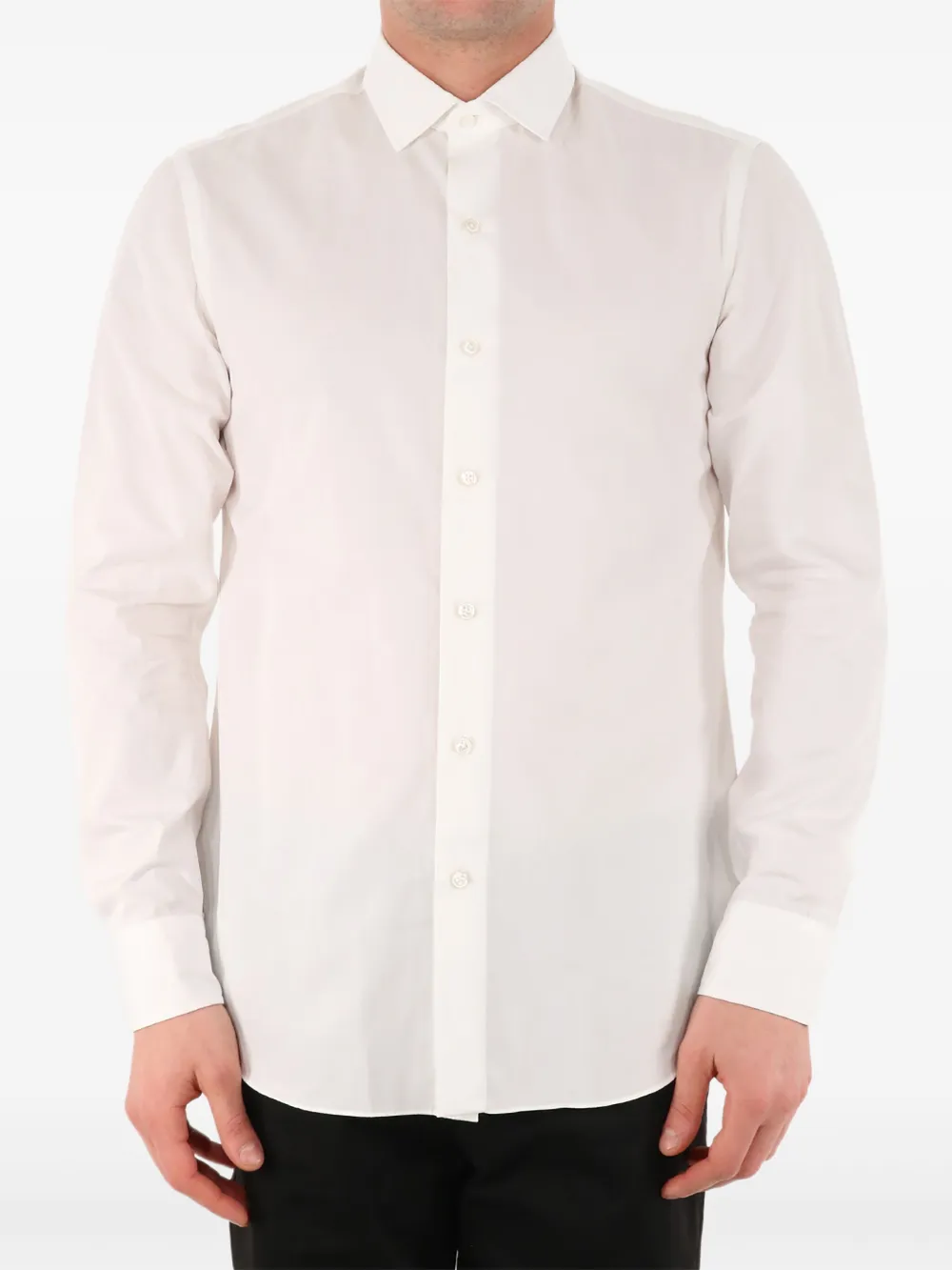 button-up cotton shirt