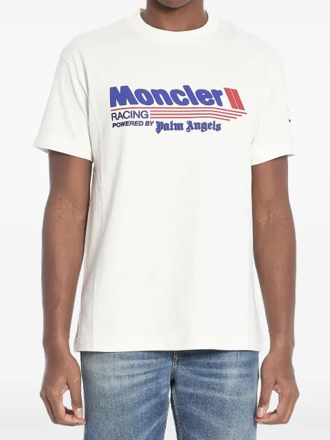Palm Angels x Moncler Racing logo t-shirt