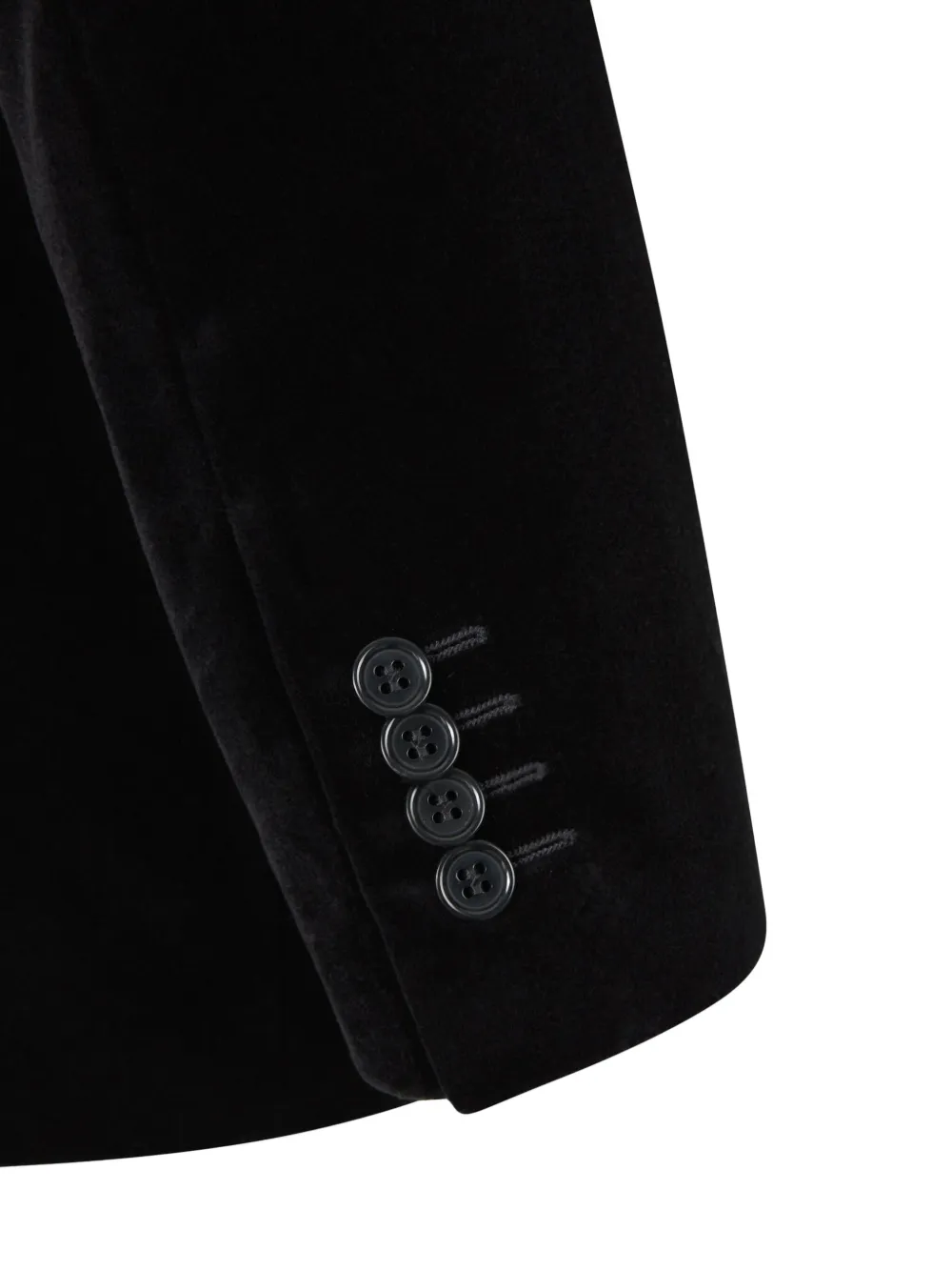 Canali Fluwelen blazer Zwart