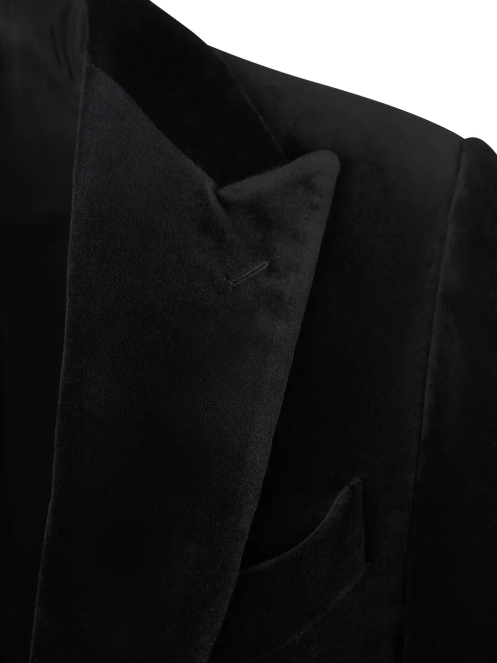 Canali Fluwelen blazer Zwart