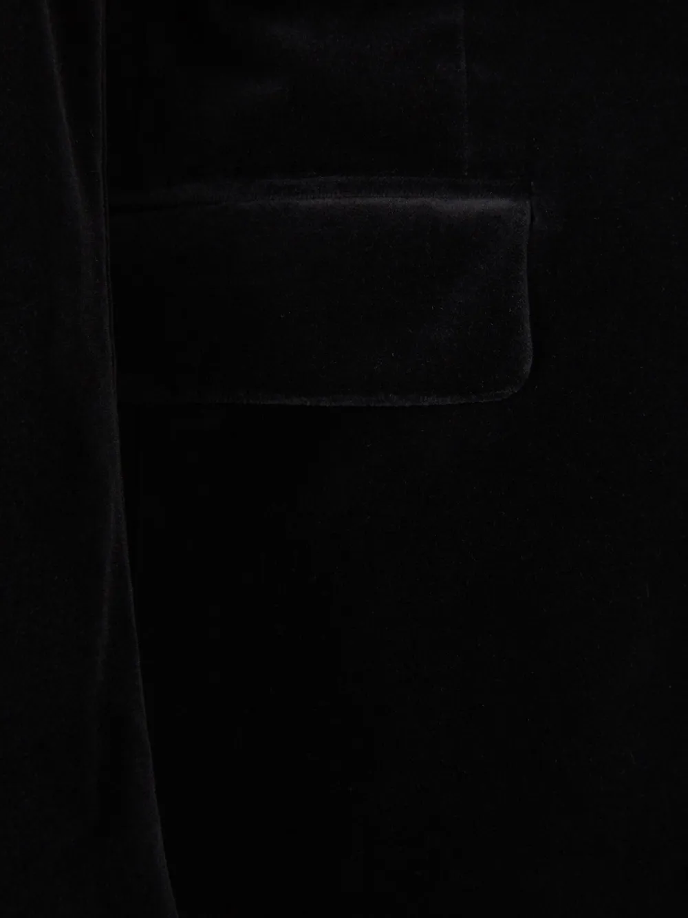 Canali Fluwelen blazer Zwart