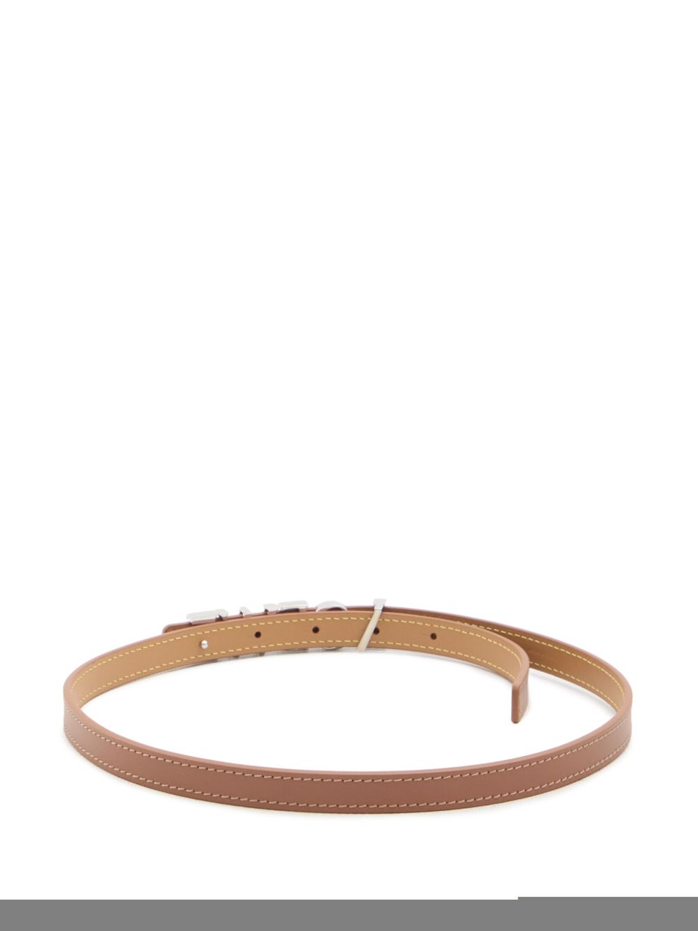 LOEWE logo-lettering belt - Bruin