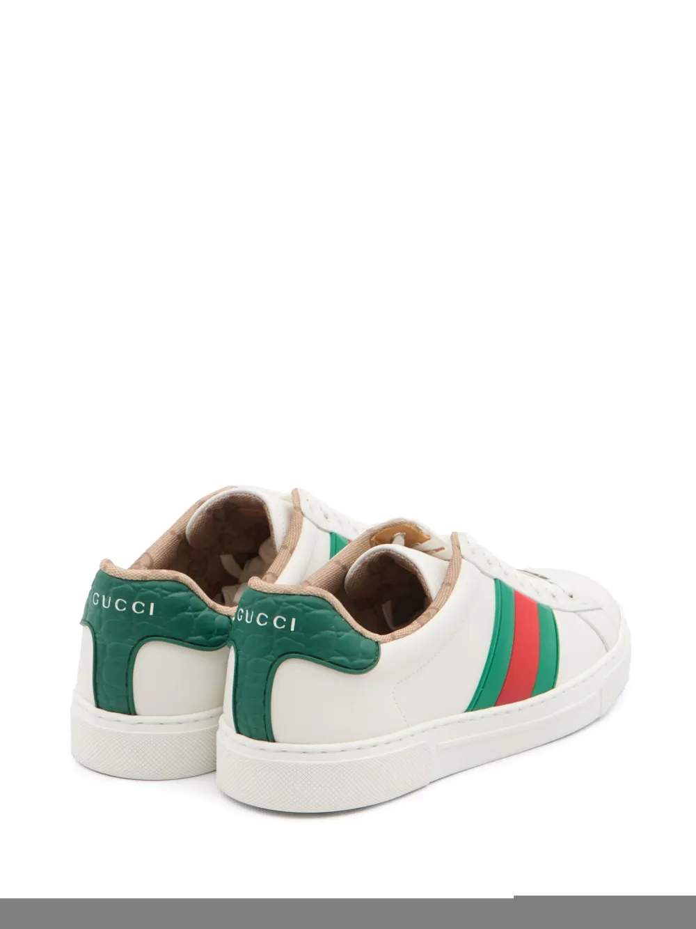 Gucci Ace Sneakers With Web Detail In 白色