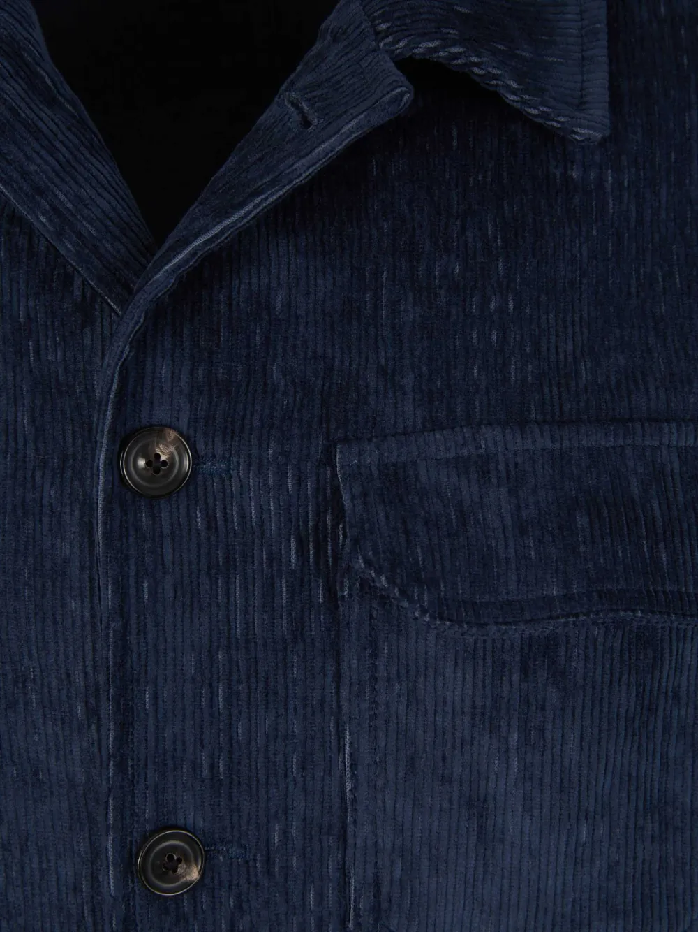 Lardini Ribfluwelen overhemd Blauw