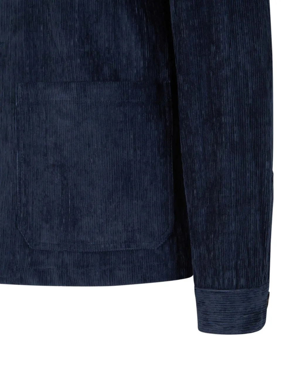 Lardini Ribfluwelen overhemd Blauw