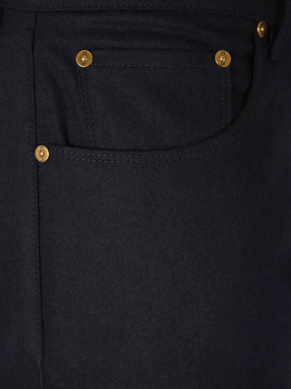 PT Torino Flanellen chino Blauw