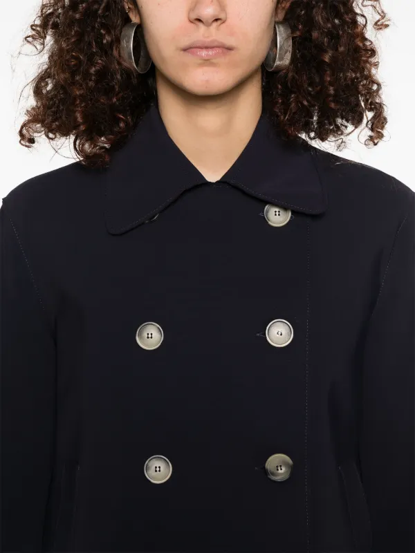 Harris Wharf London spread-collar Jacket | Blue | FARFETCH JO