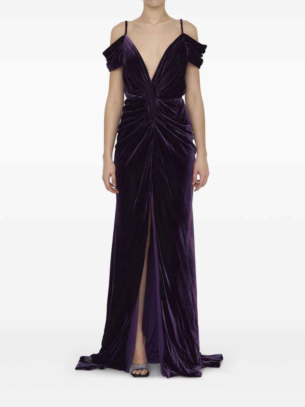 velvet gown dress