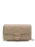 Gucci mini GG Marmont bag with cardholder - Neutrals