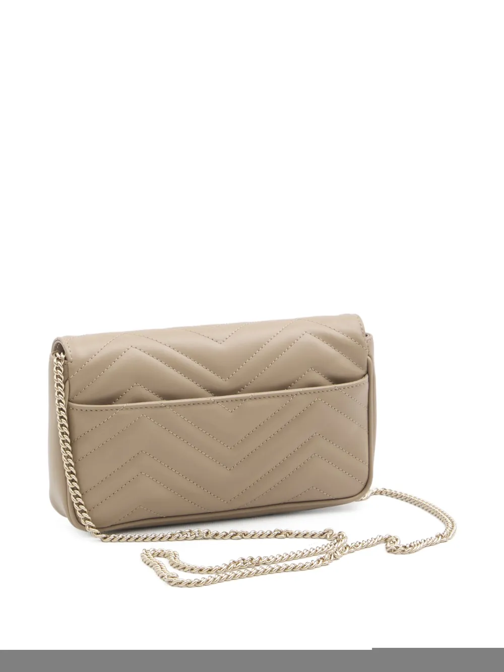 Gucci GG Marmont kleine tas met pasjeshouder Beige