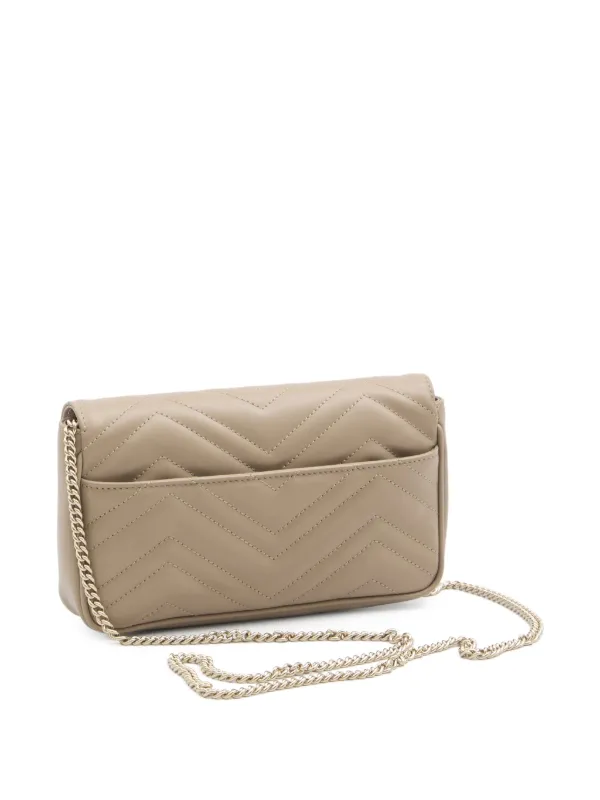【GUCCI】GG MARMONT MINI BAG WITH CARDHOLDER●751526AAEKI154 Gucci Mini GG Marmont Bag With Cardholder | Neutrals | FARFETCH