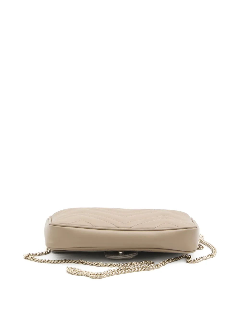 Gucci GG Marmont kleine tas met pasjeshouder - Beige
